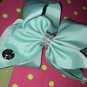 Mini teal Jojo Bow